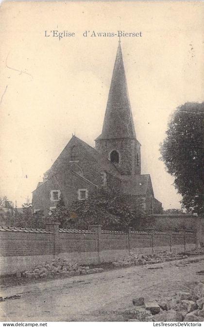 BELGIQUE - AWANS BIERSET - L'Eglise - Carte Postale Ancienne