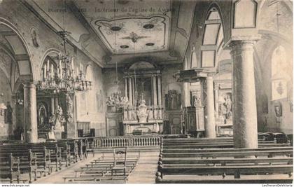 BELGIQUE - Bierset Awans - Intérieur de l'église de Awans - Carte postale ancienne