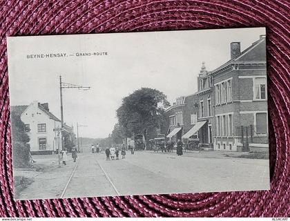 beyne-heusey , grand-route  , rails de tramway