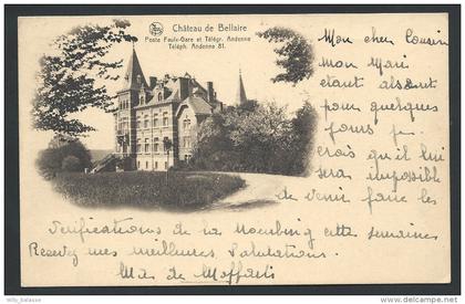 CPA - Château de BELLAIRE - Nels  //