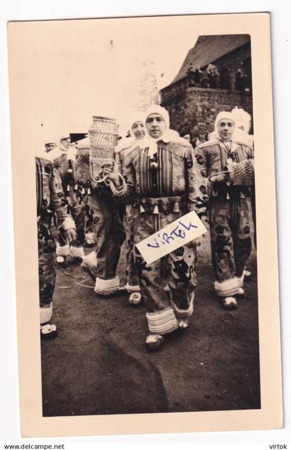 BINCHE :  carte photo :  GILLES - carnaval