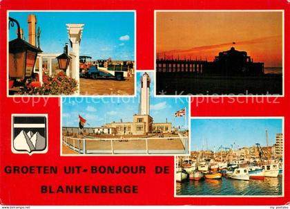 73358886 Blankenberge Inselbahn Seebruecke Yachthafen Blankenberge