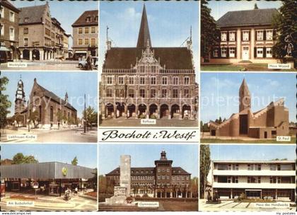 72525565 Bocholt Westfalen Rathaus Marktplatz Liebfrauen-Kirche  Bocholt