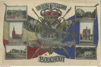 Boechout :  un bon souvenir  (  1911 met zegel )