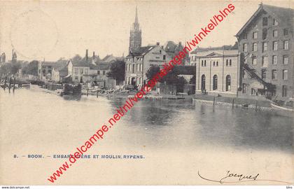 Embarcadère et Moulin Rypens - 1904 - Boom