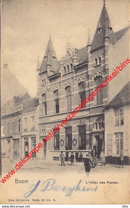 L'Hôtel des Postes - 1904 - Boom