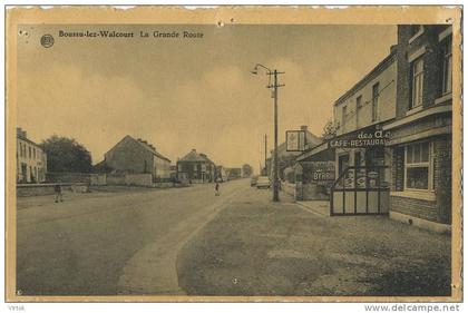 Boussu-lez-Walcourt :  La grande route  ( ecrit avec timbre )