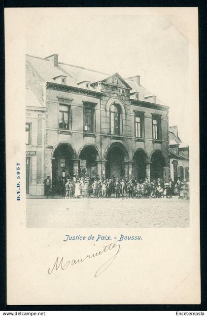 Carte Postale - Belgique - Boussu - Justice de Paix (CP25284OK)