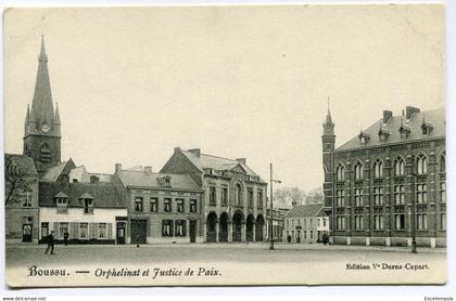CPA - Carte Postale - Belgique - Boussu - Orphelinat et Justice de Paix  (DG15417)