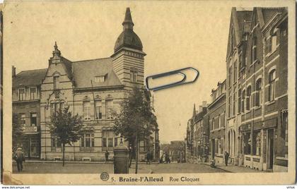 Braine- L'Alleud :  rue Cloquet