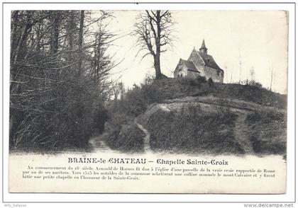 CPA - BRAINE LE CHATEAU - Chapelle Sainte Croix  //