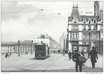 CPA - BRUXELLES - Porte de Schaerbeek - Tram   //