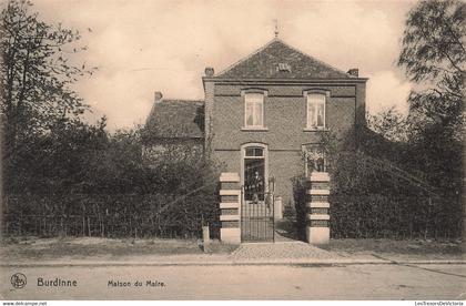 Belgique - Burdinne - Maison du Maire - Edit.Nels - Animé - Carte Postale Ancienne