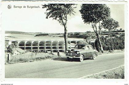Barrage de Butgenbach. Voiture Vauxhall type Velox ou Wivern années '53.