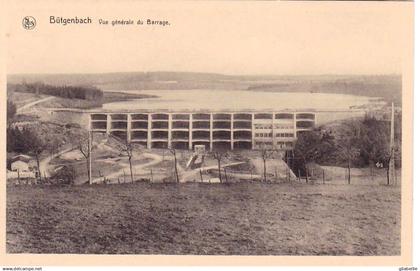 BUTGENBACH -  vue generale sur le barrage