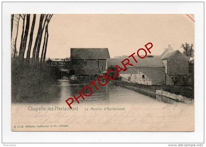 CHAPELLE LEZ HERLAIMONT-MOULIN d'HERLAIMONT-avant 1904-BELGIQUE-BELGIEN-