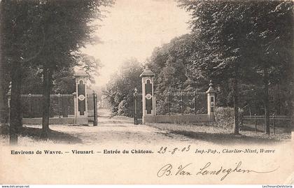 BELGIQUE - Corroy le Grand Chaumont Gistoux - Enivrons de Wavre - Vieusart - Entrée du Château - Carte Postale Ancienne