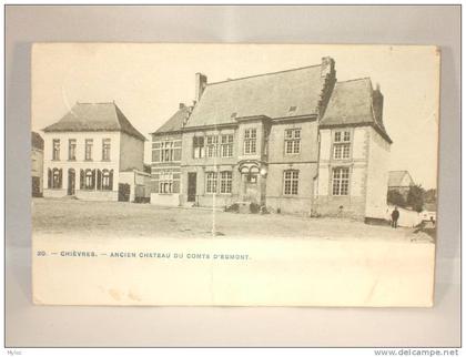 Chièvres. Ancien Château du Comte d'Egmont. (Petite pliure - voir scan)