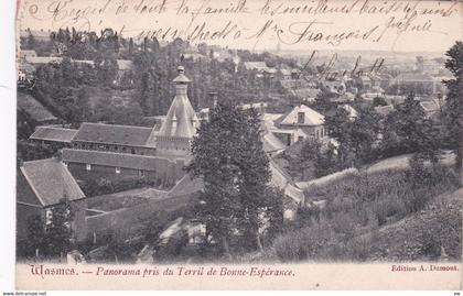 BELGIQUE - HAINAUT - COLFONTAINE - WASMES - Panorama pris du Terril de Bonne-Espérance - 13-08-24