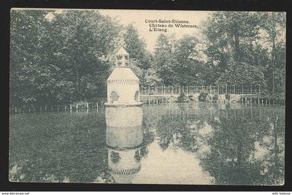 +++ CPA - COURT SAINT ETIENNE - Château de WISTERZEE - L'Etang - Bertels   //