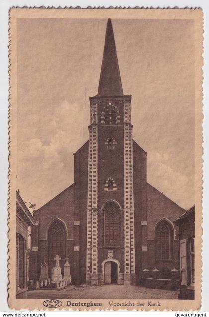 DENTERGEM  VOORAANZICHT KERK