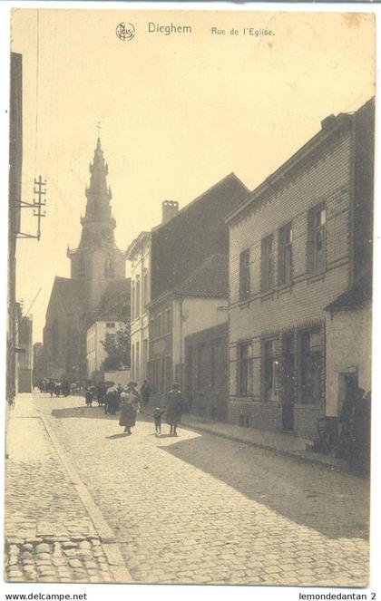 Diegem - Dieghem - Rue de l'Eglise - Kerkstraat