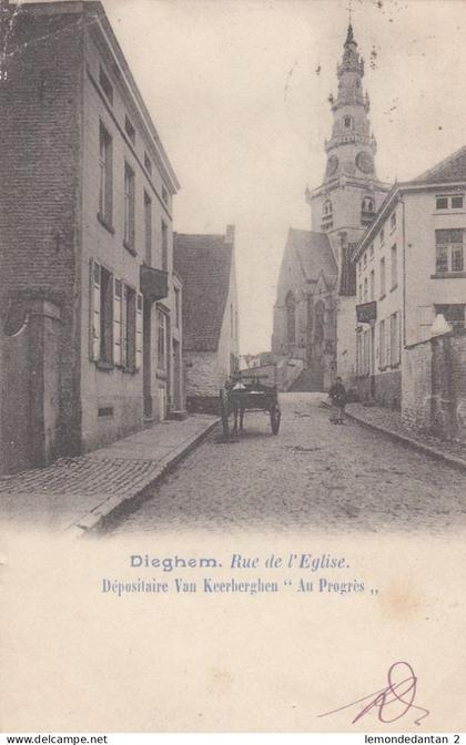 Dieghem - Diegem - Rue de l'Eglise