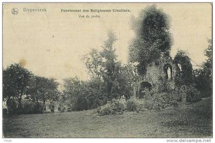 Diepenbeek : Pensionnat des religieuses ursulines    ( grot )  geschreven 1907 met zegel