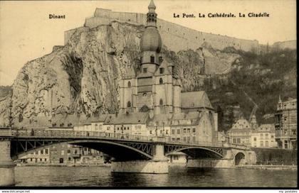 70787144 Dinant Wallonie Dinant Citadelle Pont Cathedrale * Dinant