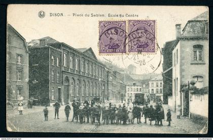 Carte Postale - Belgique - Dison - Place du Sablon - Ecole du Centre (CP25462)