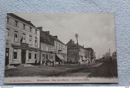 A722, Erquelinnes, rue de la station, imprimerie Dalle, Belgique