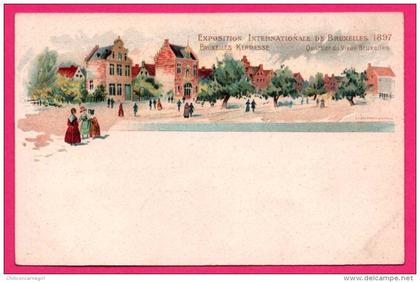 Exposition Internationale de Bruxelles 1897 - Bruxelles Kermesse - Quartier du Vieux-Bruxelles - J.E. GOOSSENS