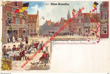 Exposition Internationale de Bruxelles 1897 - Vieux Bruxelles - Brussel Bruxelles