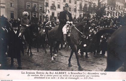 Bruxelles (la Joyeuse Entrée du Roi Albert, 23 Décembre 1909)