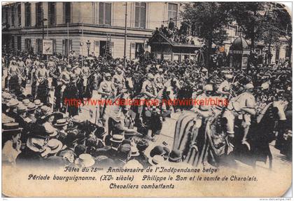 Fêtes du 75me Anniversaire de l'Indépendance belge - Brussel Bruxelles