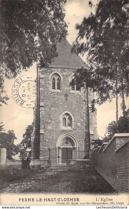 [-50%] BELGIQUE - FEXHE LE HAUT CLOCHER - L'Eglise - Carte Postale Ancienne