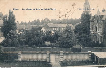 GLONS  LES ABORDS DU PONT DE SAINT PIERRE                ZIE SCANS