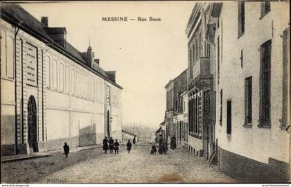 CPA Messines Mesen Westflandern, Rue Basse