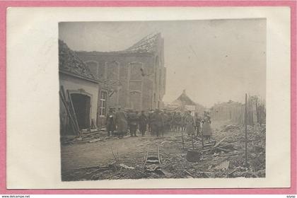 West-Vlaanderen - Flandre occidentale - Carte photo - Foto - A localiser - Ruines - Guerre 14/18 - Carte N° 44