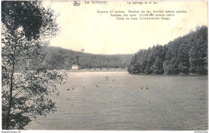 CPA Carte postale  Belgique Gileppe Le Barrage et le Lac  VM80666