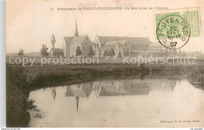 73732345 Passy-Froyennes Belgium Pensionnat de Passy Froyennes vu des rives de l