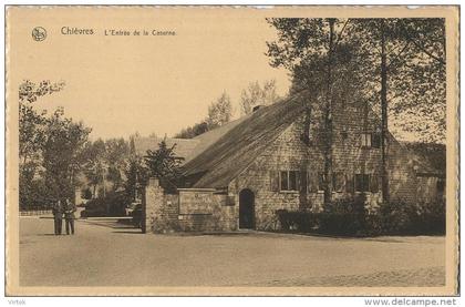 Chiévres :   L'entrée de la caserne