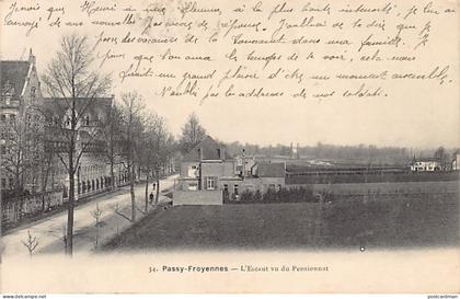 PASSY FROYENNES (Hainaut) L'Escaut vu du Pensionnat