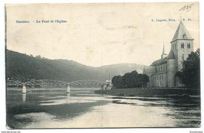 CPA - Carte Postale - Belgique - Hastière - Le Pont et l'Eglise - 1907 (B8871)