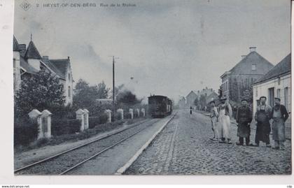 cpa heist op den berg  1909    tram vapeur