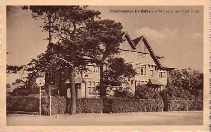 HEUSDEN ZOLDER **  CHARBONNAGE DE ZOLDER MAISONS AU ROND POINT