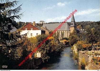 L'Ourthe et l'église - Houffalize