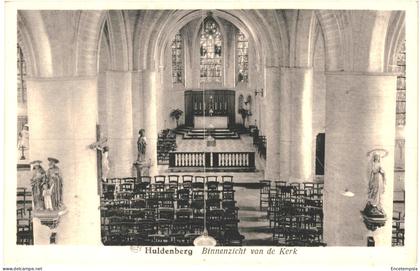 CPA Carte Postale Belgique Huldenberg  Binnenzicht van de Kerk  VM76003