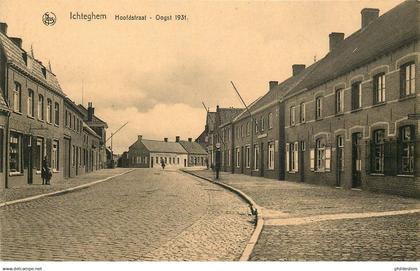 BELGIQUE  ICHTEGEM   Hoofdstraat