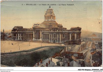 AGZP10-0895-BELGIQUE - BRUXELLES - LE PALAIS DE JUSTICE - LA PLACE POELAERT